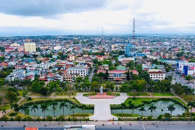 Một góc thành phố Đông Hà (Quảng Trị) hôm nay.