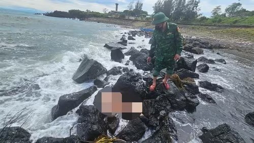 Hiện trường phát hiện thi thể trên đảo Cồn Cỏ.