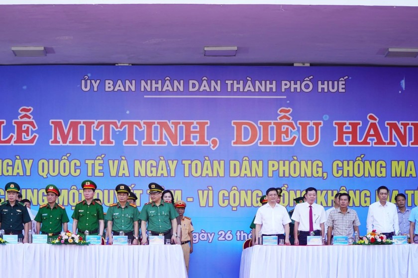 Quang cảnh buổi lễ.