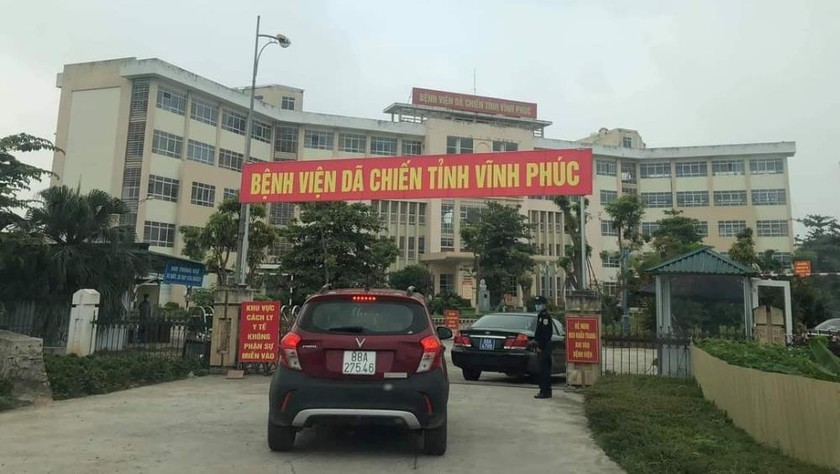 Bệnh viện dã chiến tỉnh Vĩnh Phúc được kích hoạt từ 8h ngày 7/5.