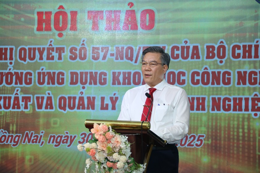 Ông Dương Minh Dũng - Phó Chủ tịch UBND tỉnh Đồng Nai phát biểu tại hội thảo.