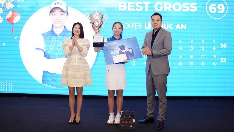 Golfer trẻ Lê Chúc An lên ngôi vô địch FCA Spring Golf Tournament