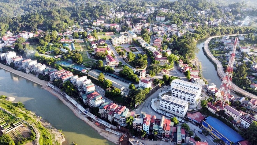Diện mạo mới khang trang của TP Cao Bằng.