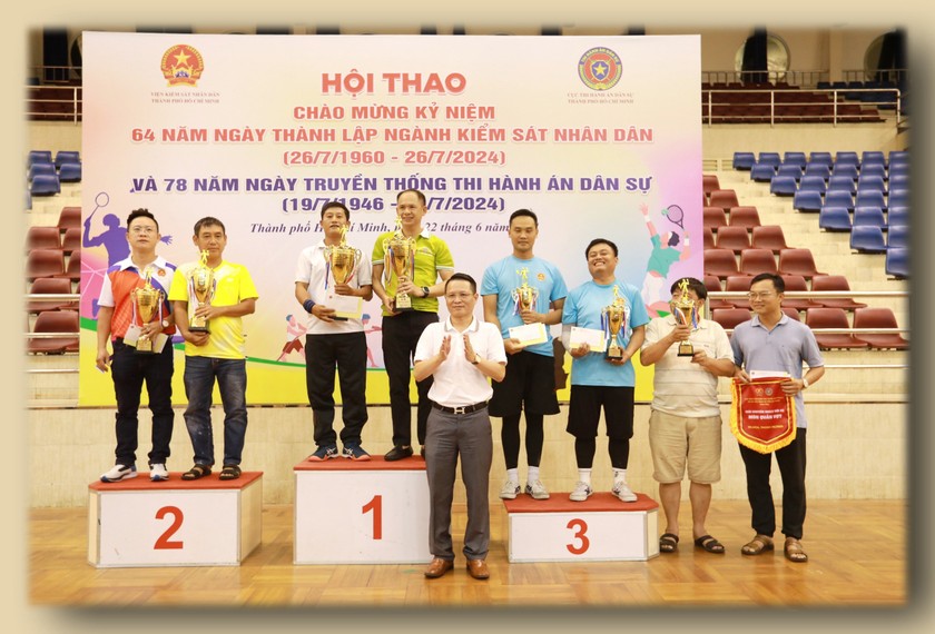 Bế mạc Hội thao chào mừng kỷ niệm Ngày truyền thống Thi hành án dân sự và Ngày thành lập Ngành Kiểm sát