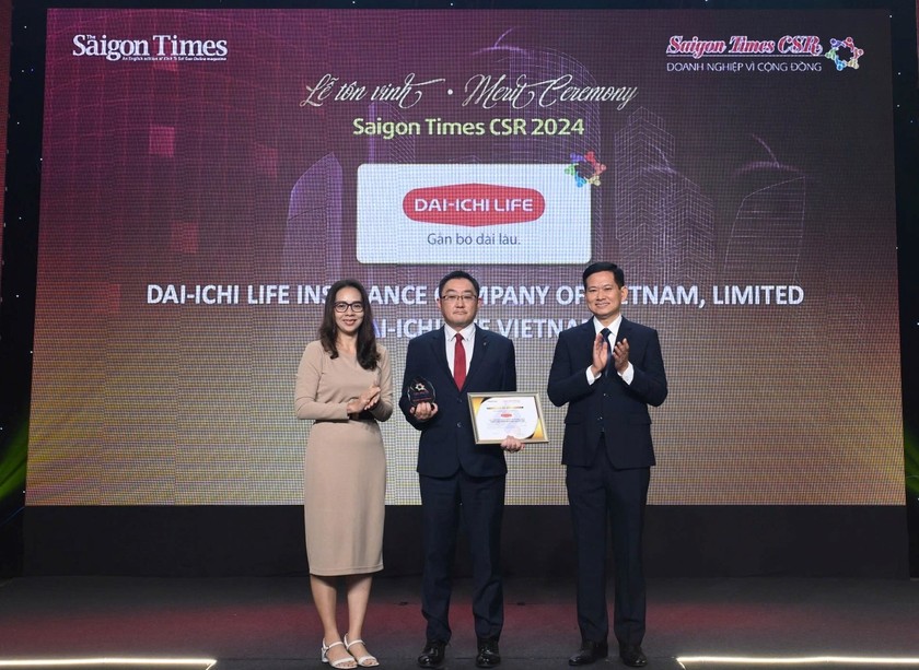 Dai-ichi Life Việt Nam đạt danh hiệu 'Doanh nghiệp vì cộng đồng - Saigon Times CSR' lần thứ 6 liên tiếp