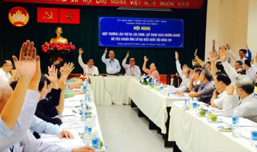 TP. HCM: 16 người ứng cử tự rút