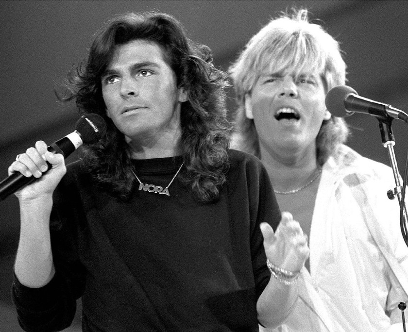 Thomas Anders cùng nhóm nhạc của mình thời đỉnh cao 