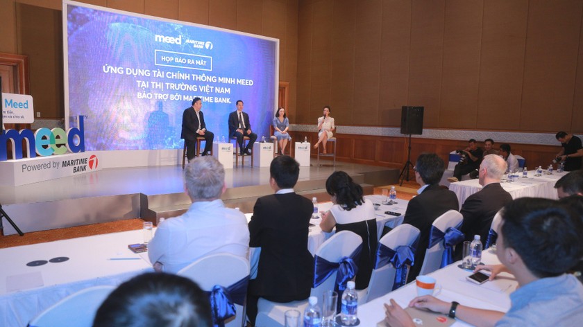 Lãnh đạo Meed và Lãnh đạo Maritime Bank trao đổi về Ứng dụng tài chính thông minh