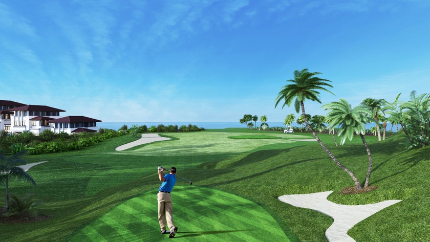 FLC Hạ Long Golf sở hữu tầm nhìn hướng ra toàn cảnh Vịnh Hạ Long