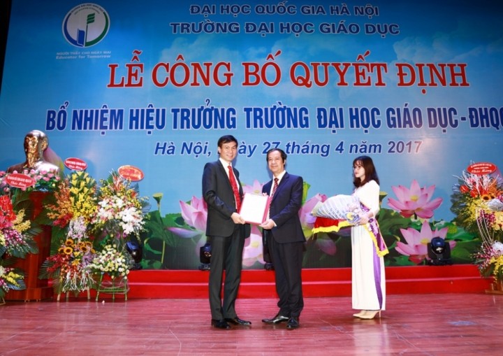 Đại học Giáo dục có tân Hiệu trưởng