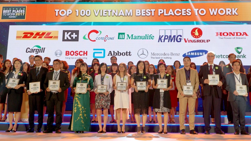 Manulife đứng thứ 22 trên 100 nơi  làm việc tốt nhất trong tất cả các ngành nghề. 