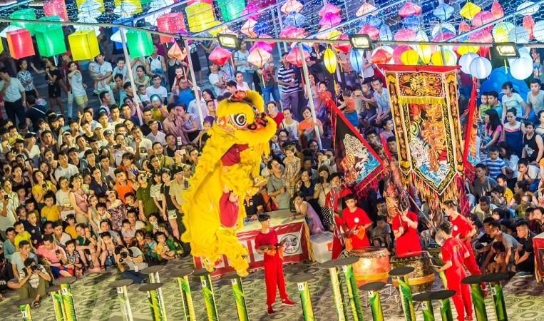 Mãn nhãn những màn trình diễn lân sư rồng tại Sun World Danang Wonders