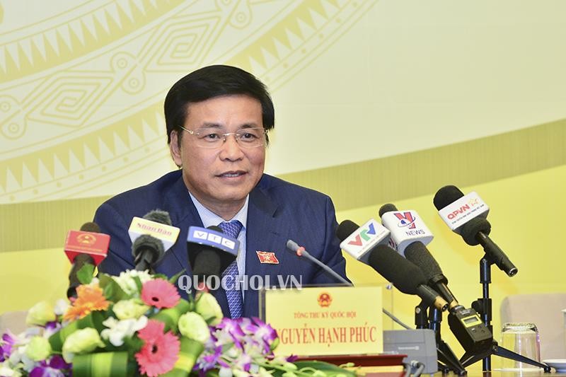 Tổng Thư ký Quốc hội, Chủ nhiệm Văn phòng Quốc hội Nguyễn Hạnh Phúc