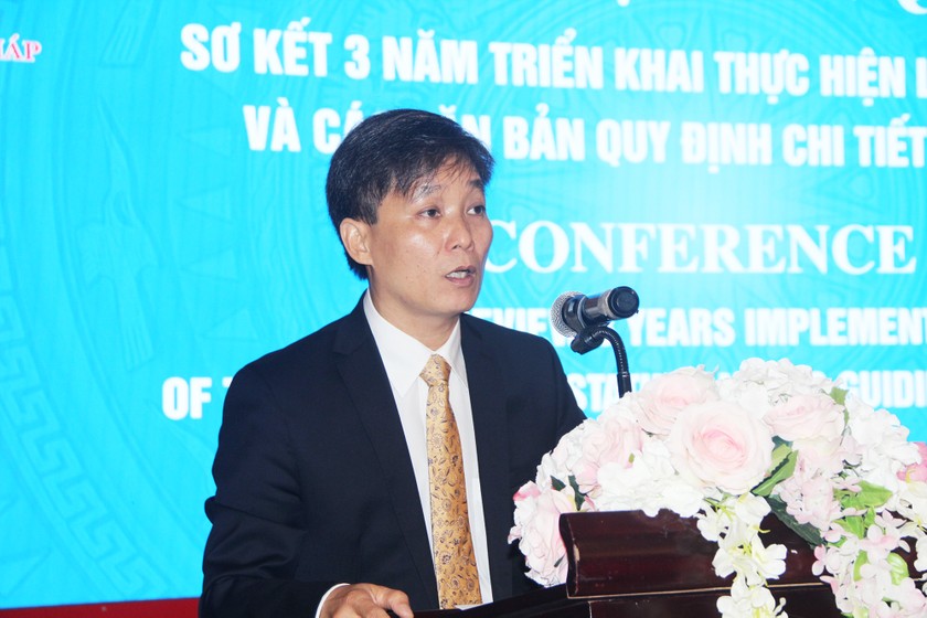 Thứ trưởng Nguyễn Khánh Ngọc phát biểu tại Hội nghị.