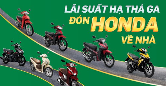 Lãi suất hạ thả ga, đón Honda về nhà