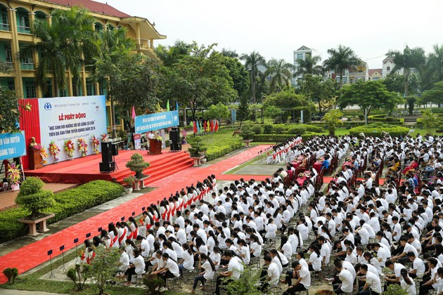 Lễ phát động "Học sinh nói không với đồ uống có cồn"