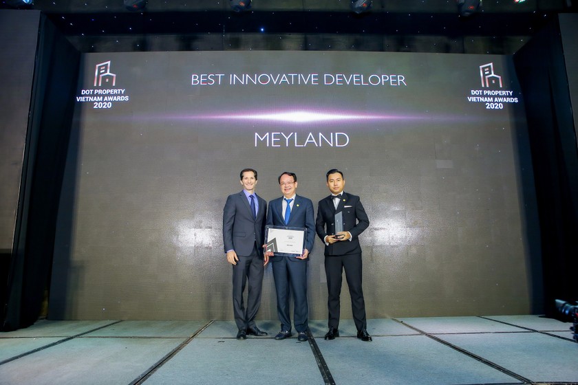 Meyland được vinh danh là “Nhà phát triển Bất động sản sáng tạo tốt nhất Việt Nam 2020 - Best Innovative Developer Vietnam 2020” 