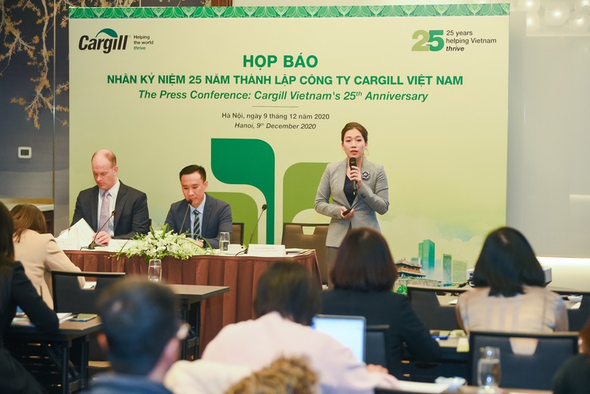 Họp báo Kỷ niệm 25 năm thành lập Cargill tại Việt Nam.