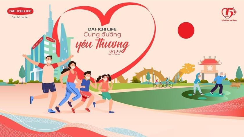 Dai-ichi Life Việt Nam phát động Giải Đi/Chạy bộ trực tuyến vì cộng đồng lần thứ hai - “Dai-ichi Life – Cung Đường Yêu Thương 2022”