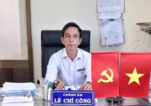 Ông Lê Chí Công, Chánh án Tòa án nhân dân huyện An Minh, tỉnh Kiên Giang 