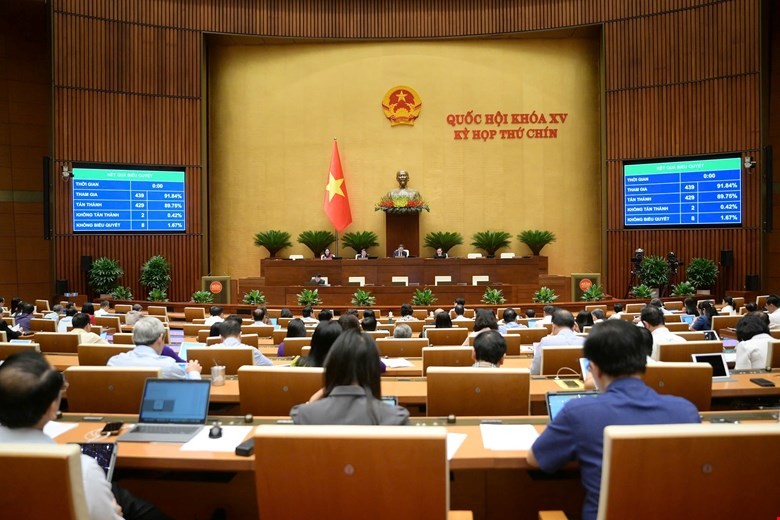 Với đa số đại biểu Quốc hội tán thành, Quốc hội đã thông qua Luật sửa đổi, bổ sung một số điều của Bộ luật Hình sự.