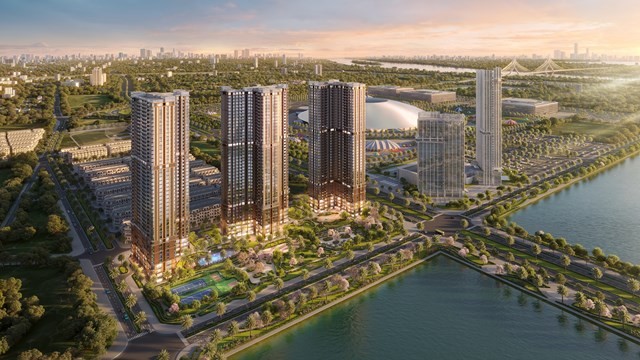Dự án có vị trí trung tâm trong đại đô thị Global Gate