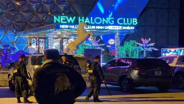 Lực lượng Công an tỉnh Quảng Ninh “đột kích” vũ trường New Hạ Long Club.