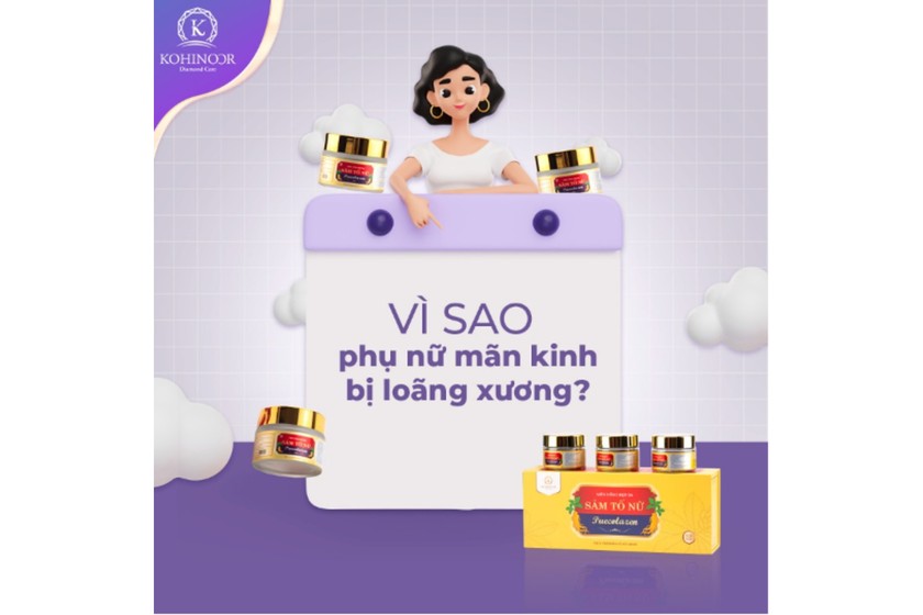 Vì sao phụ nữ mãn kinh bị loãng xương và giải pháp hiệu quả