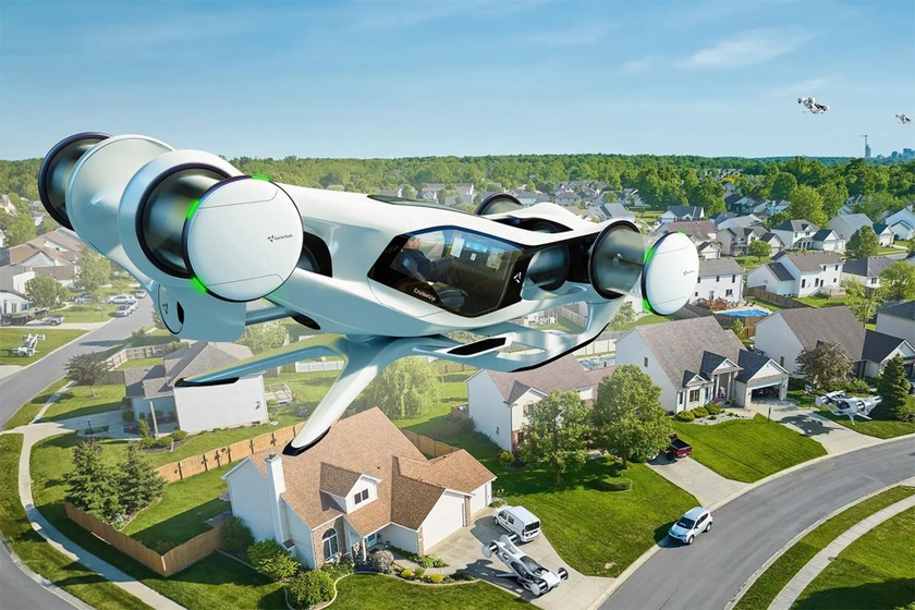 CycloTech hé lộ mẫu xe bay CycloRotor eVTOL, dự kiến cất cánh năm 2025 (Ảnh: CycloTech)