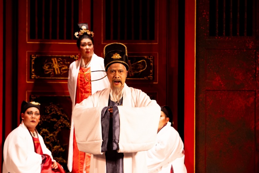 Vở “Lệ Chi Viên! (Bí mật vườn Lệ Chi)” có sự góp mặt của một số diễn viên từng tham gia các bản dựng trước. Ảnh: Idecaf