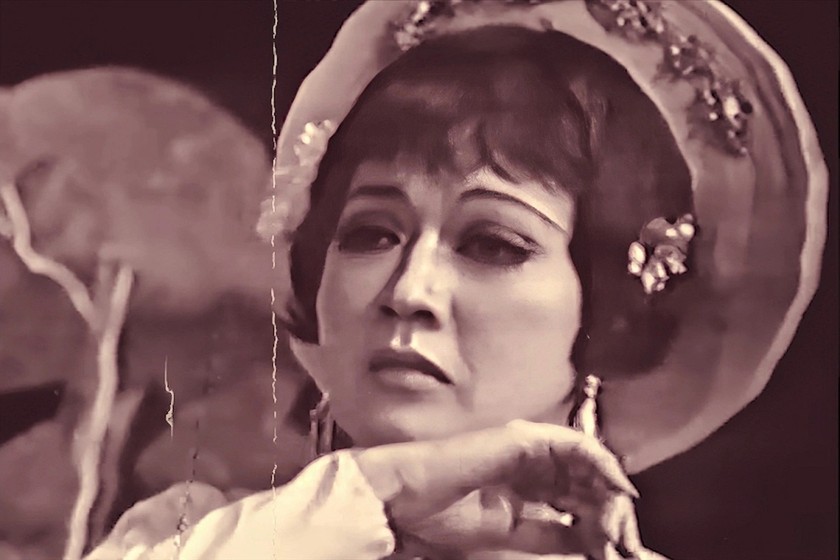 Nghệ sĩ Thanh Nga trong vở cải lương “Tiếng trống Mê Linh”. Ảnh: Đoàn cải lương Thanh Nga