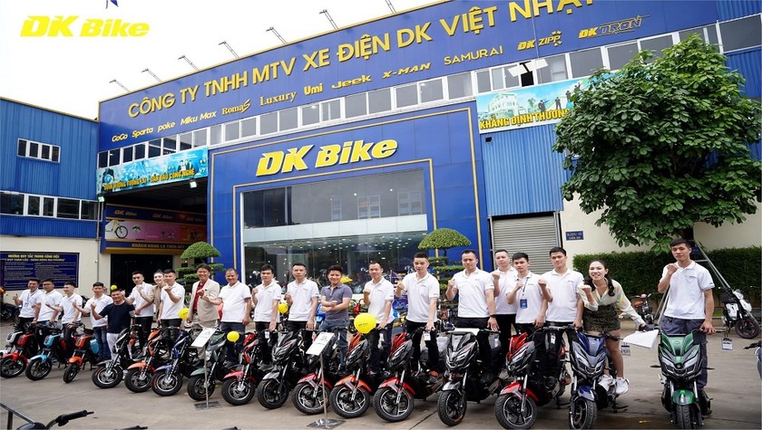 Hiện DKBike đã mở rộng hệ thống phân phối tại 63 tỉnh thành trên cả nước, với trên 900 đại lí