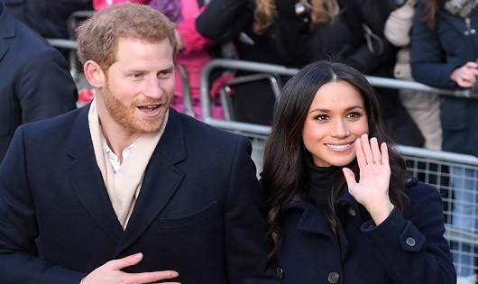 Hoàng tử Harry và  công nương Meghan Markle.