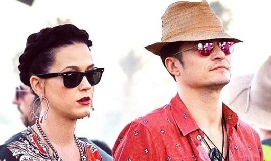 Katy Perry và Orlando Bloom. 