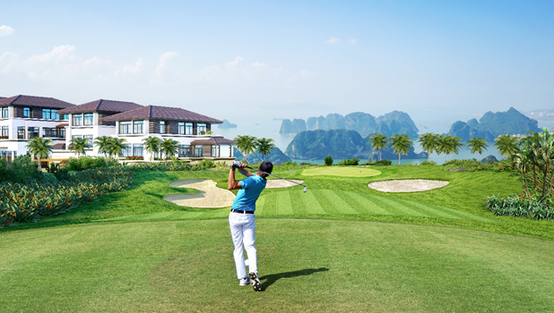 Mô hình hệ thống golfhouse thuộc dự án The Canava