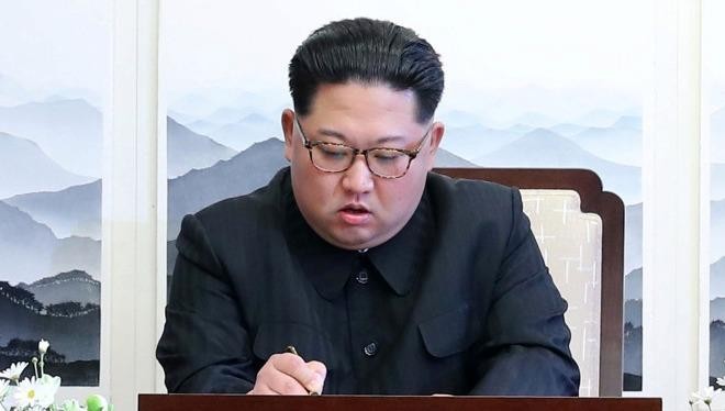 Nhà lãnh đạo Triều Tiên Kim Jong-un.