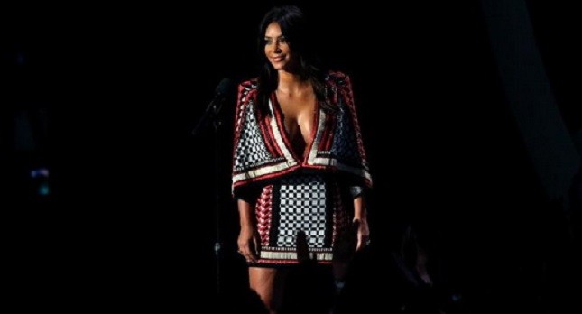 Ngôi sao truyền hình thực tế nổi tiếng Mỹ Kim Kardashian - Ảnh: AFP