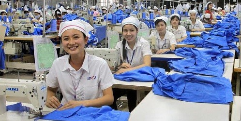 Dệt may-một trong những thế mạnh của Việt Nam.