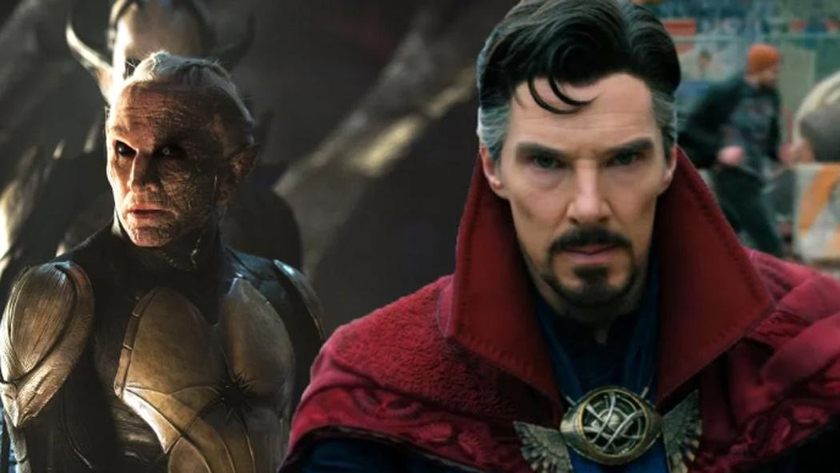 Benedict Cumberbatch (phải) may mắn khi không đóng vai phản diện Malekith