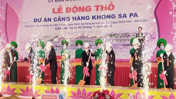 Lễ động thổ dự án Cảng Hàng không Sa Pa ngày 3/3 vừa qua