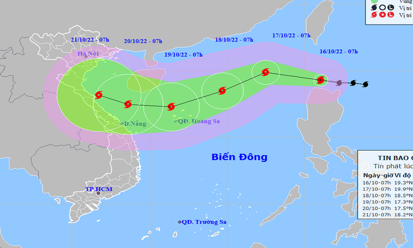 Bão NESAT sắp tiến vào Biển Đông 