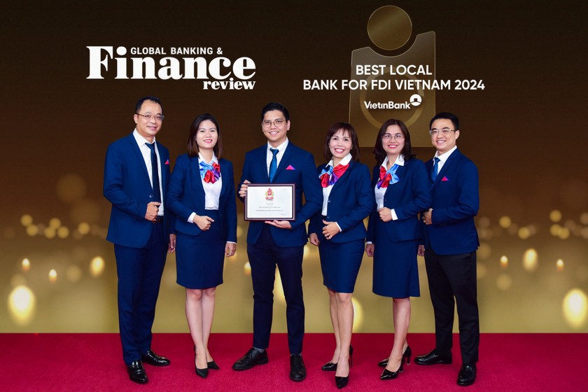 VietinBank nhận Giải thưởng “Ngân hàng nội địa tốt nhất cho doanh nghiệp FDI tại Việt Nam”