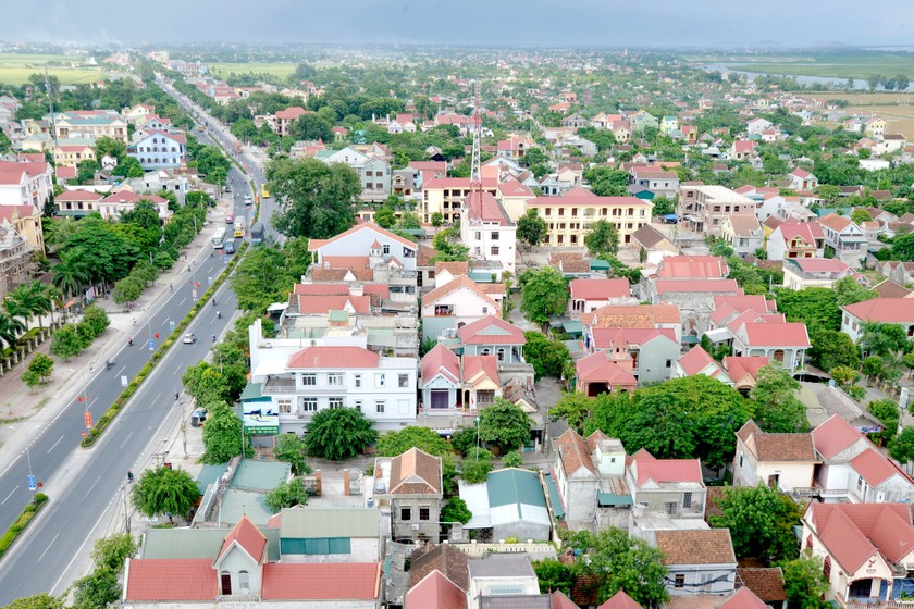 Một góc huyện Diễn Châu, tỉnh Nghệ An.