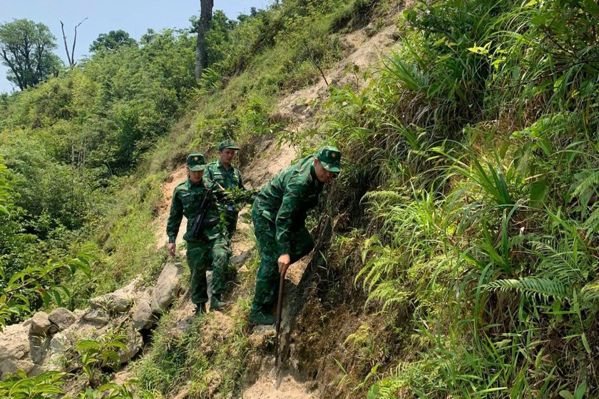 Công tác tuần tra, kiểm soát chặt chẽ biên giới luôn được Bộ đội Biên phòng Hà Tĩnh đẩy mạnh.