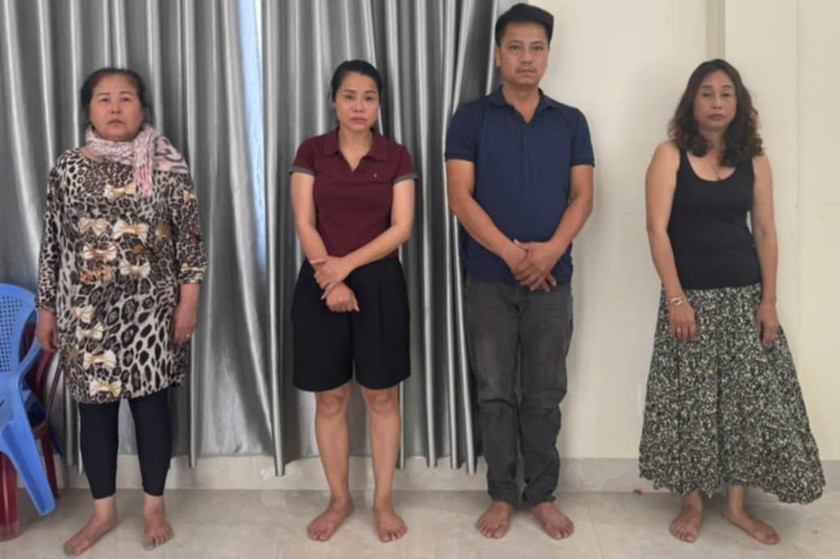 Các đối tượng trộm cắp bị bắt giữ.