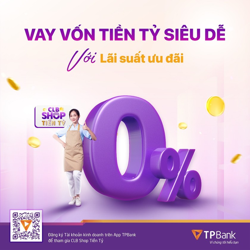 Cơ hội vay vốn tiền tỷ với lãi suất từ 0% dành riêng cho các chủ shop