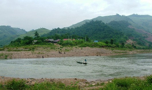 Bản Rôông (xã Trọng Hóa) - nơi cháu H. bị mất tích bí ẩn.