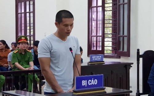 Bị cáo Hoài tại tòa.