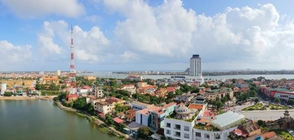 Một góc TP Đồng Hới, tỉnh Quảng Bình.