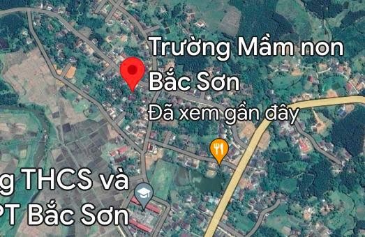 Trường Mầm non Bắc Sơn trên bản đồ Google Maps.